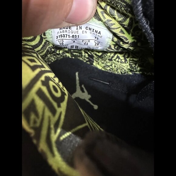 Size 10 - Jordan Spizike Citron 2008 Pure Purple 315371-031‎ - Picture 8 of 11